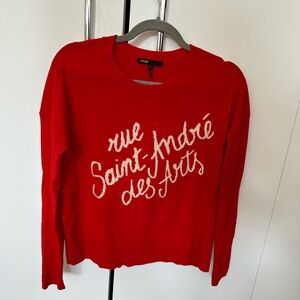 Maje Red Sweater